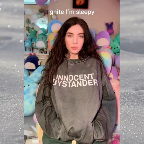 praying Innocent Bystander Hoodie Grey oversized cozy designer sweater deadstock - Picture 10 of 10